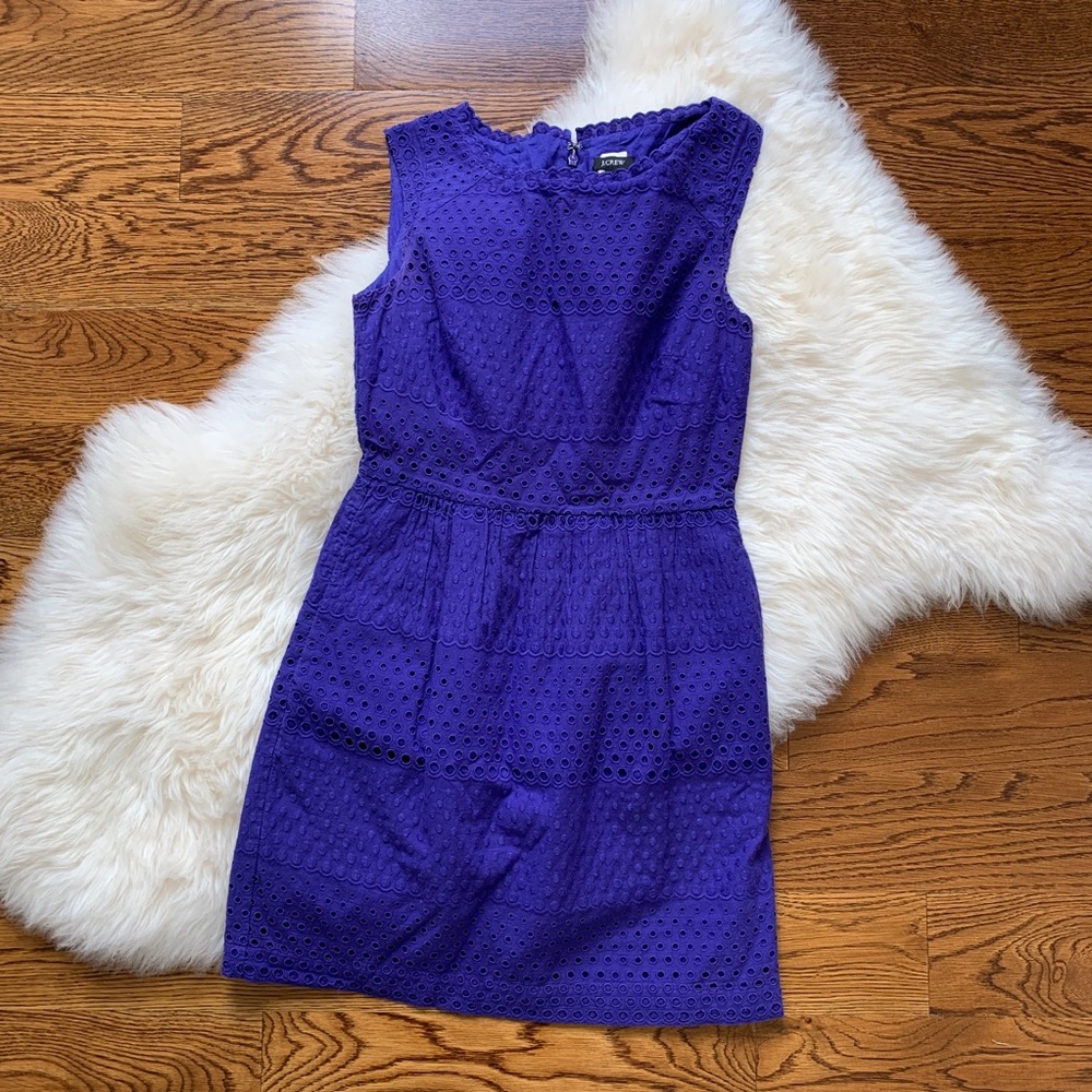 J. Crew purple dress